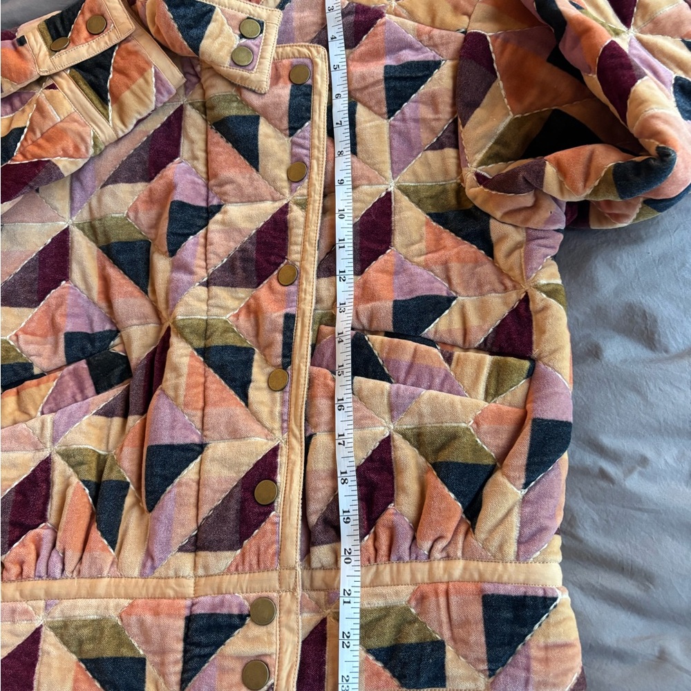 NWT Sézane Brandon Jacket in Patchwork Stella Siz… - image 12